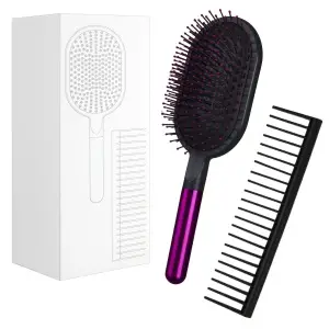Набор расчесок Styling Set Purple new без ЛОГО (гребень + массажная)