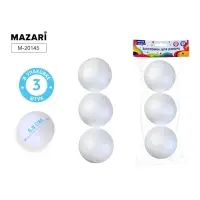 Заготовки для декорирования &laquo;Шар из пенопласта&raquo;, полистирол, диаметр 5.8 см, 3 шт.