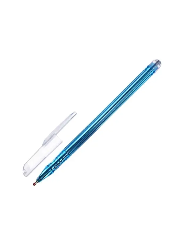 Ручка шариковая 0.7 мм стержень синий, корпус тонированный синий Ручка шариковая 0.7 мм стержень синий, корпус тонированный синий