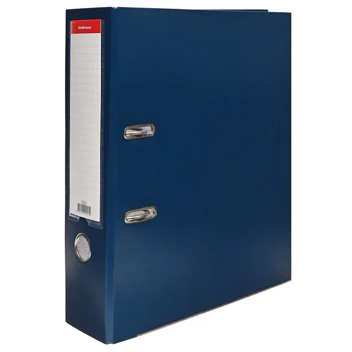 Папка&ndash;регистратор А4, 80 мм, ErichKrause Business, с арочным механизмом, синяя