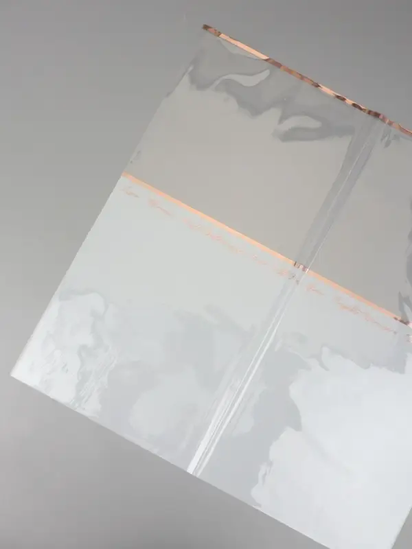 Пленка для цветов, "Полоса с окном", белая, 57х57&plusmn;2 см