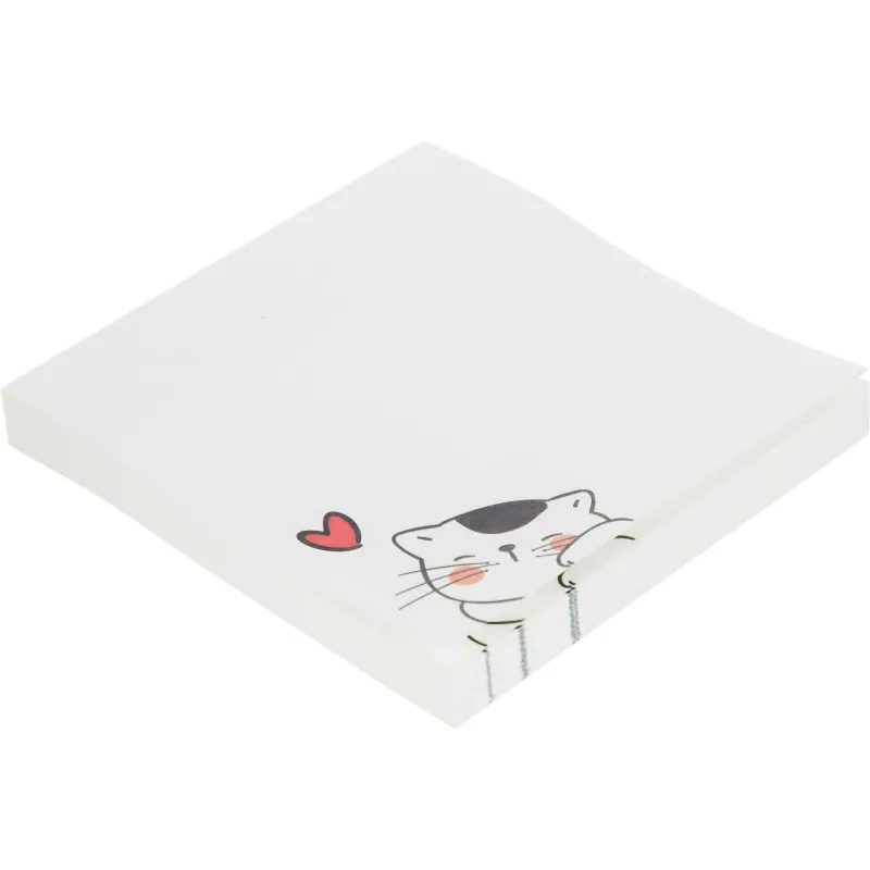 Стикеры с клеевым краем M&G So Many Cats, 76x76 мм, 80 л, в ассортименте