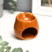 Аромалампа для эфирных масел &laquo;Совёнок&raquo;, керамика под шамот, 6.7&times;7.5&times;7.5 см, МИКС
