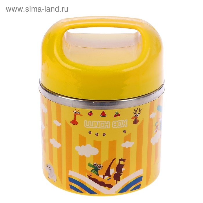 Ланч бокс, контейнер для еды, 630 мл, 11 х 15 см