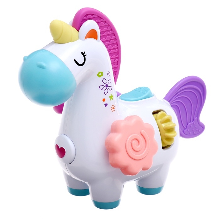 Развивающая игрушка «Единорожка», звуковые эффекты Развивающая игрушка «Единорожка», звуковые эффекты