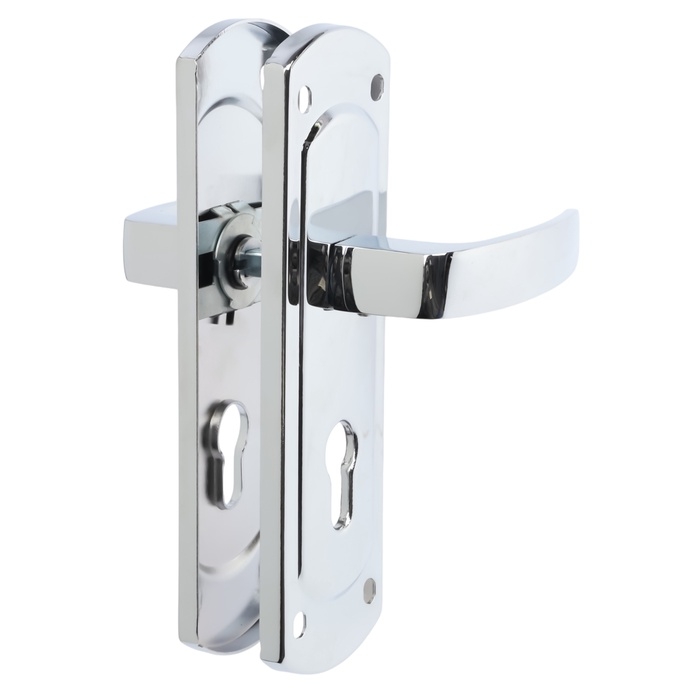 Ручки на планке LOCKLAND 002, м/о 55 мм, цвет хром Ручки на планке LOCKLAND 002, м/о 55 мм, цвет хром