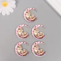 Декор для творчества дерево "Семья выдр" 3,7х3,6х0,3 см Декор для творчества дерево "Семья выдр" 3,7х3,6х0,3 см