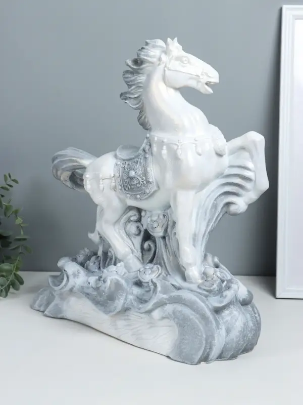 Фигура Фигура "Конь огненный" 40,5х36х15 см, антик