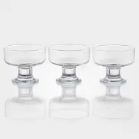 Набор креманок Paşabah&ccedil;e Ice ville, 265 мл, d=10 см, для мороженого, набор 3 шт., стекло, прозрачные