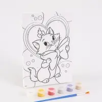 Картина по номерам для детей &laquo;Кошечка Мари&raquo;, 21&times;15 см, Коты Аристократы
