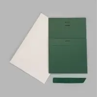 Коробка подарочная на магните с бантом, 22&times;17&times;8.5 см, самосборная, зелёная