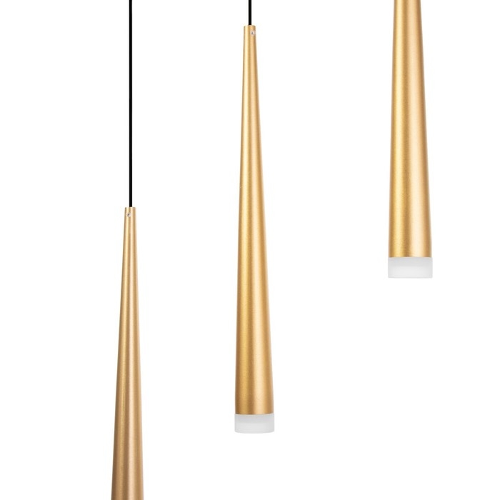 Светильник BayerLux Подвес BayerLuxной "Титан" 3хLED 9Вт 4000К золото 50х5,3х53-203см