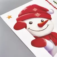 Виниловые наклейки &laquo;Новогодняя история&raquo;, 35 &times; 50 см, 4 листа