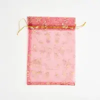 Мешочек подарочный органза «Новогоднее настроение», 16 × 24 см