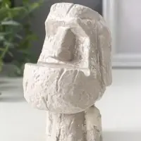 Подсвечник для тонкой свечи «Истукан», 12.5×7×8 см, под камень
