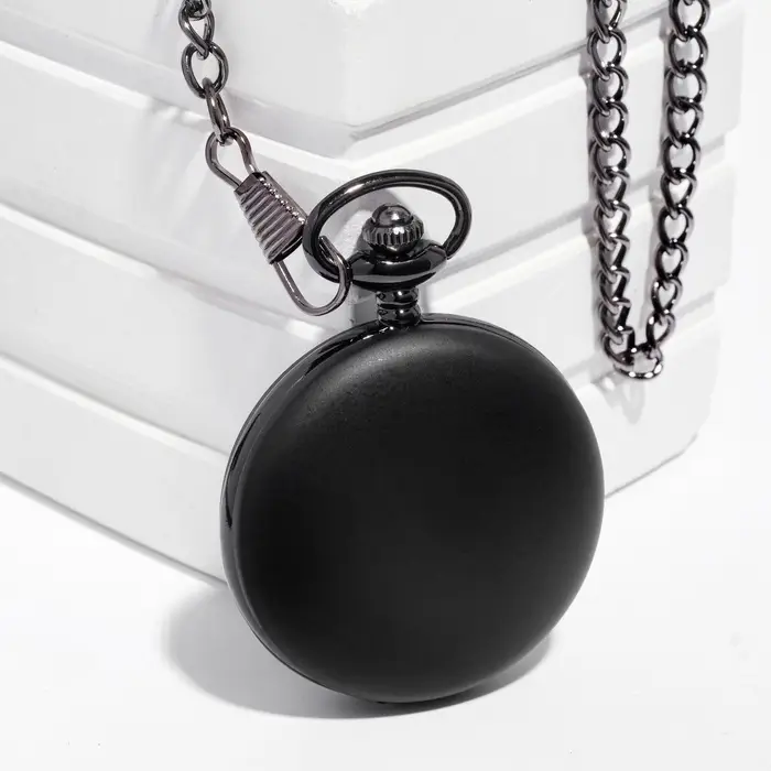 Часы карманные &laquo;Классика&raquo;, кварцевые, длина цепочки 40 см, циферблат d=4.5 см, под гравировку