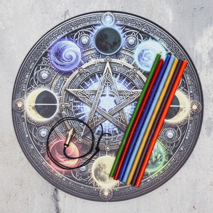 Набор для гадания Набор для гадания "Диагностическая доска+маятник+свечи"