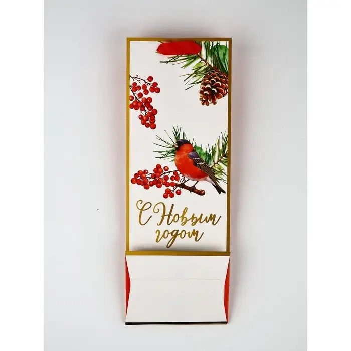 Набор пакетов под бутылку «С Новым годом» Набор пакетов под бутылку «С Новым годом»