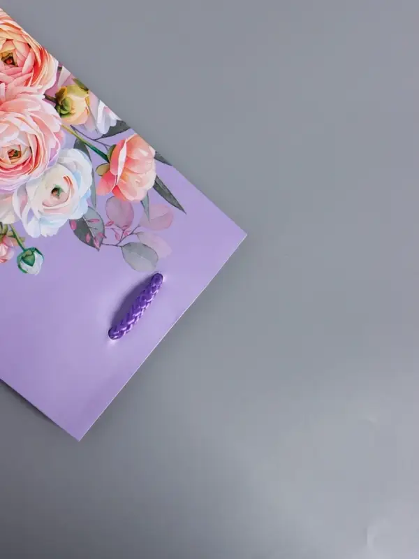 Пакет подарочный "Нежность без слов" ламинированый 11,5 х 14,5 х 6,5 см