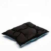 Лежанка для кошек и собак, 65&times;55&times;15 см, мебельная ткань, голубая