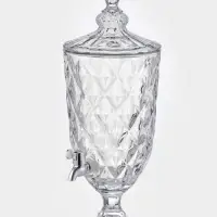 Диспенсер &laquo;Круиз&raquo;, 7 л, 20&times;55 см, на ножке, стекло, прозрачный