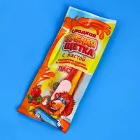 Сахарное ассорти: конфета и жидкая карамель «Зубная щетка с пастой», 15 г