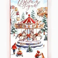 Коробка подарочная сборная &laquo;Новый год&raquo;, 20&times;2&times;10 см