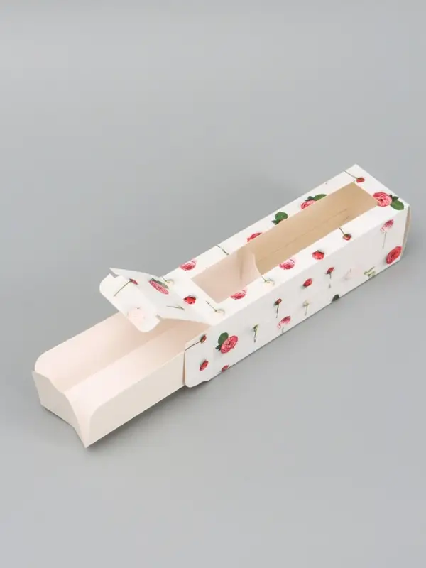 Коробка для макарун, кондитерская упаковка &laquo;Жизнь прекрасна&raquo;, 5.5&times;18&times;5.5 см