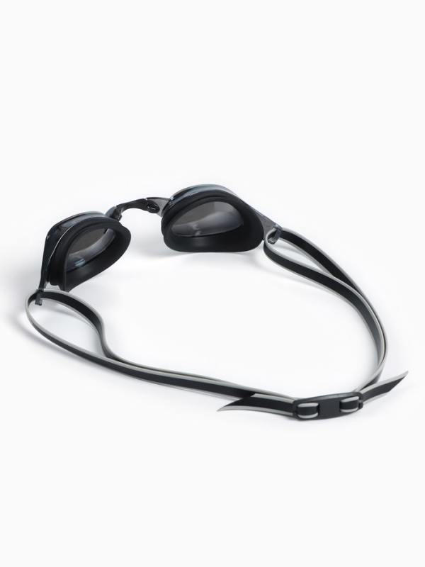 Очки для плавания взрослые, цвет черный зеркальный Очки для плавания взрослые, цвет черный зеркальный