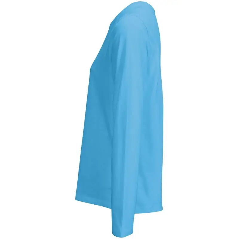 Футболка с длинным рукавом женская Monarch Women, ярко-бирюзовая, размер XS Футболка с длинным рукавом женская Monarch Women, ярко-бирюзовая, размер XS