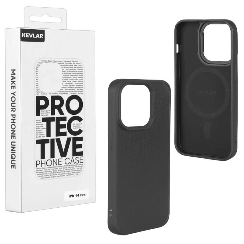 Чехол iPh 14 Pro TPU Kevlar Чехол iPh 14 Pro TPU Kevlar