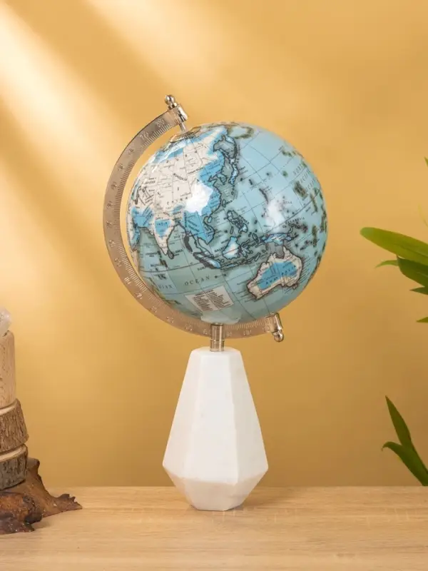 Глобус сувенирный, 18×15×33.5 см, подставка мрамор