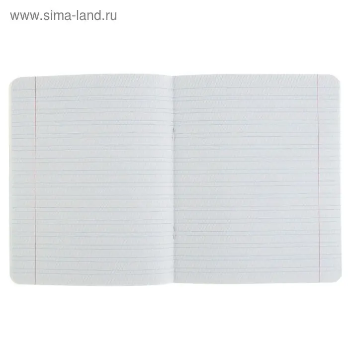 Тетрадь 12 листов в частую косую линейку, обложка мелованный картон, блок офсет, МИКС