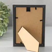 Фоторамка для фото 10х15 см "Oframe", пластик, серебро, (пластик экран)