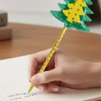 Ручка-прикол Calligrata &laquo;Ёлка&raquo;, синий стержень, шариковая