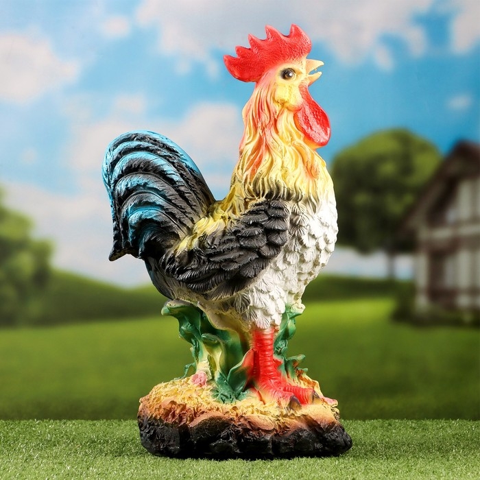 Садовая фигура  Садовая фигура "Петух" 46х26см