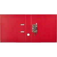 Папка-регистратор 75мм Attache, А4, красная, ПБП2, метал. угол, карман.кор