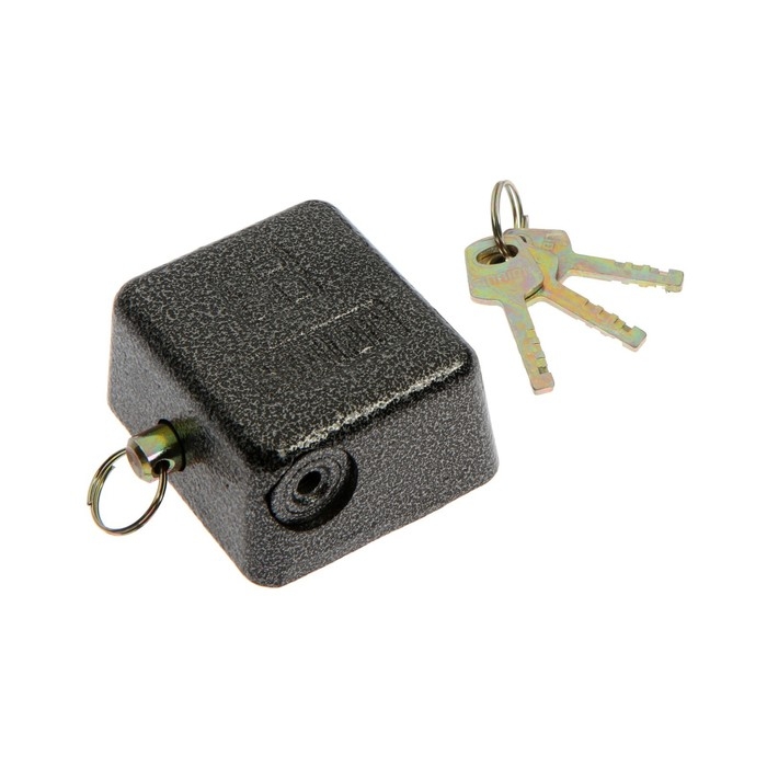 Замок навесной Замок навесной "АЛЛЮР" ВС2-10-01С, с закрытой дужкой, цвет антик серебряный