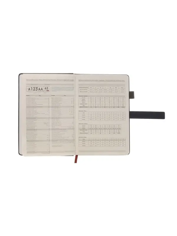 Ежедневник недатированный формат А5, с хлястиком, 80л, линия, пвх, Синий Ежедневник недатированный формат А5, с хлястиком, 80л, линия, пвх, Синий