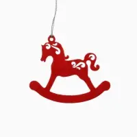 Набор ёлочных украшений "Лошадки" 5 шт