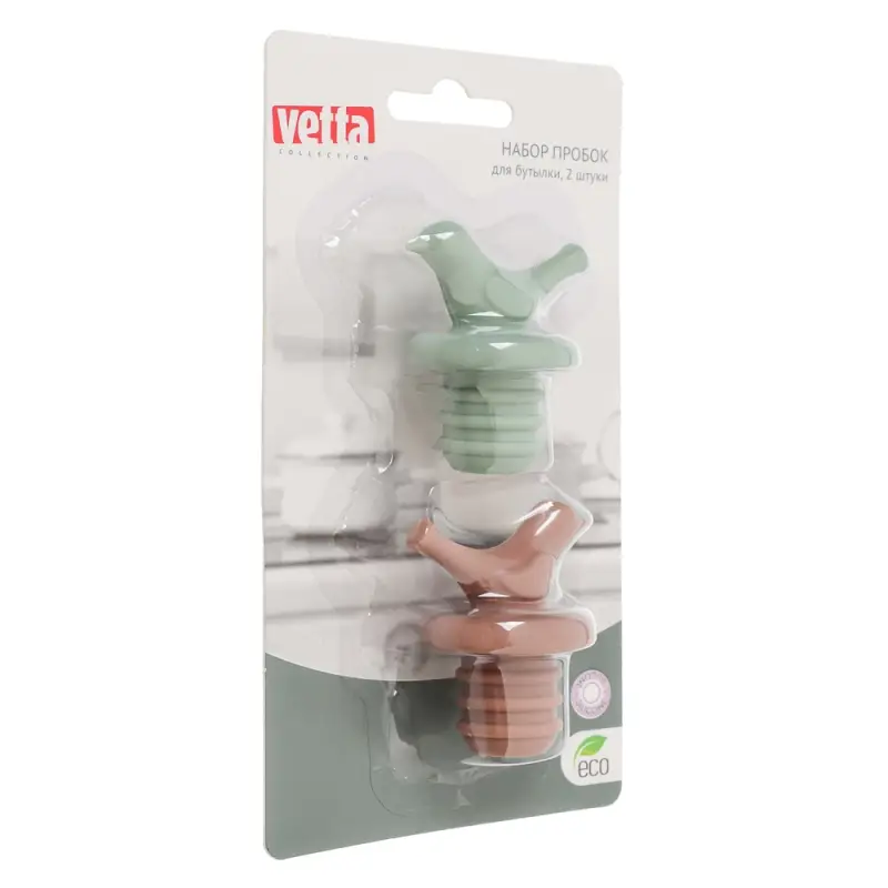 VETTA Набор пробок для бутылки, 2шт, силикон
