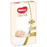 Подгузники Huggies Elite Soft, 4-6 кг (размер 2), 50 шт