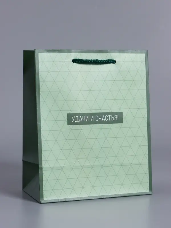 Пакет подарочный "Минимализм в деталях" ламинированный 18 х 22,3 х 10 см