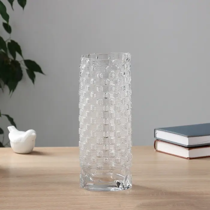 Ваза для цветов &laquo;Лисбет&raquo;, 25&times;10 см, стекло, прозрачная