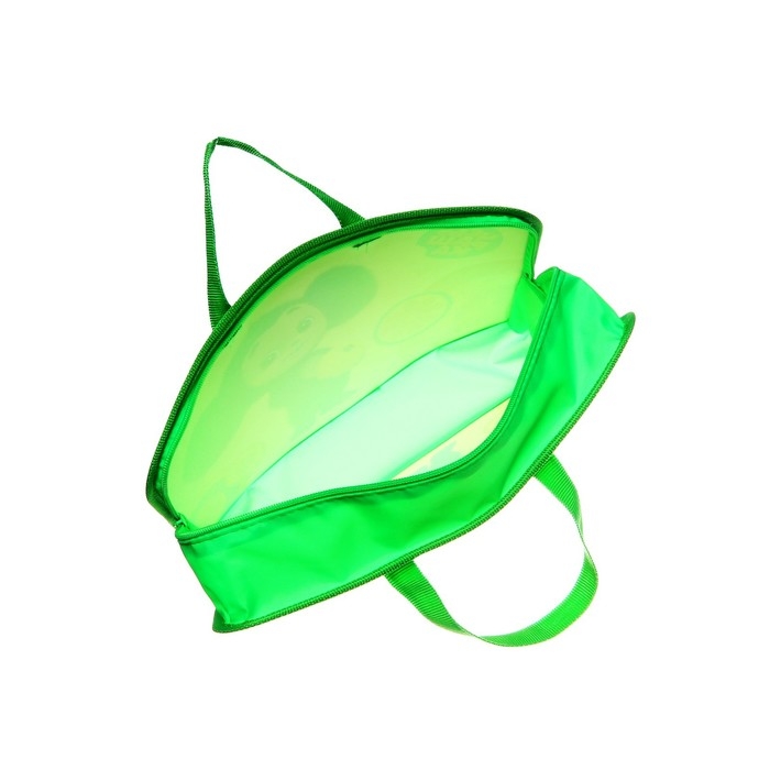 Папка с ручками А4, 340 х 245 х 75 мм, пластиковая, ручки-тесьма, Мульти-Пульти Папка с ручками А4, 340 х 245 х 75 мм, пластиковая, ручки-тесьма, Мульти-Пульти "Чебурашка"