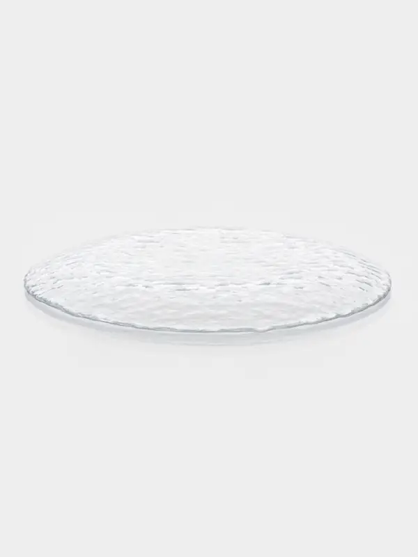 Тарелка Paşabah&ccedil;e Haze, d=19 см, стекло, прозрачная