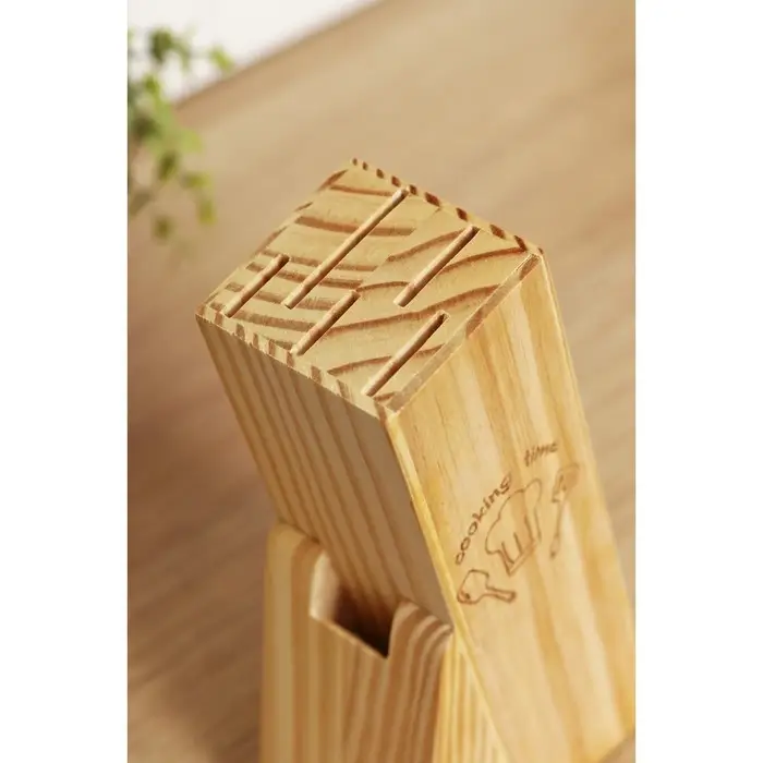 Подставка для ножей "Cooking time", 11х6х20 см