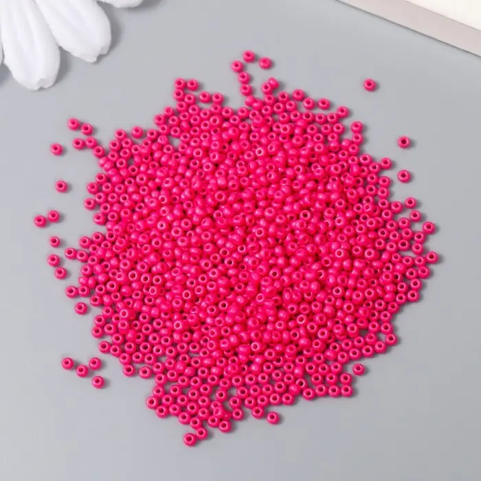 Бисер стекло 12/0  Бисер стекло 12/0 "Кукольный розовый" 15 гр
