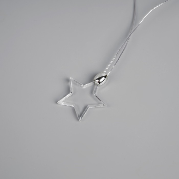 Светодиодный кулон «Звёздочка» 60 см, батарейки, свечение мульти (RGB) Светодиодный кулон «Звёздочка» 60 см, батарейки, свечение мульти (RGB)
