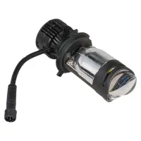 Лампа светодиод. H4 BI-LED LENS, 60Вт, 7000Лм (3500Лм x 2), 6500К, 12/24В, кмпл. 2 шт.